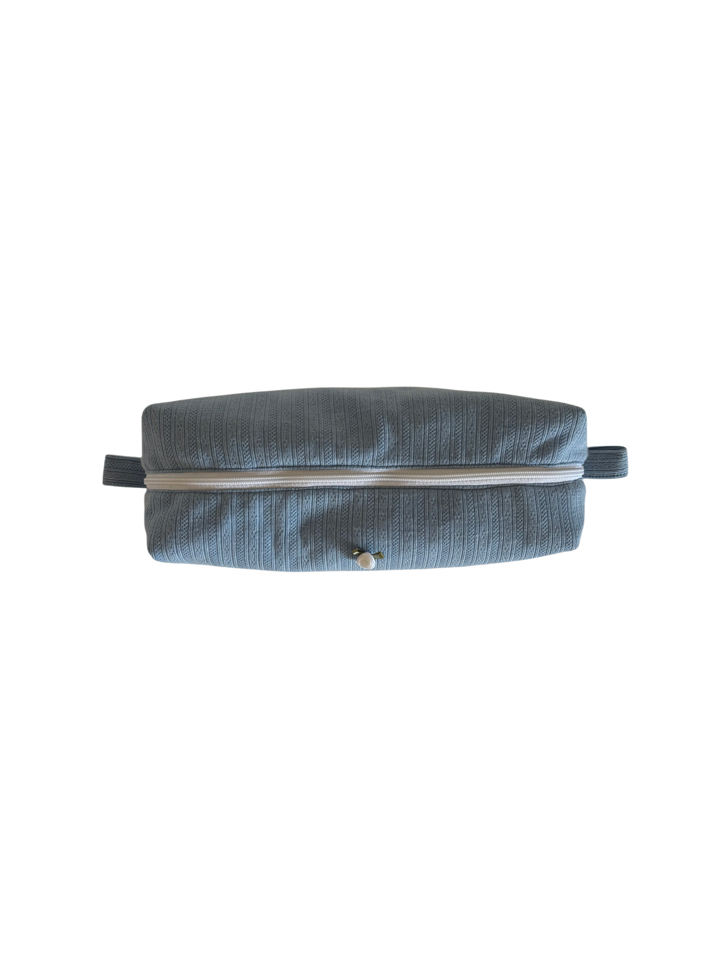 Soft Blue Rosettes Toiletry Bag